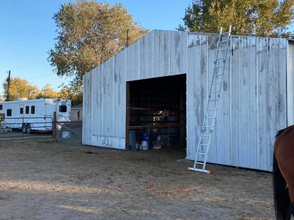 Completed barn structure