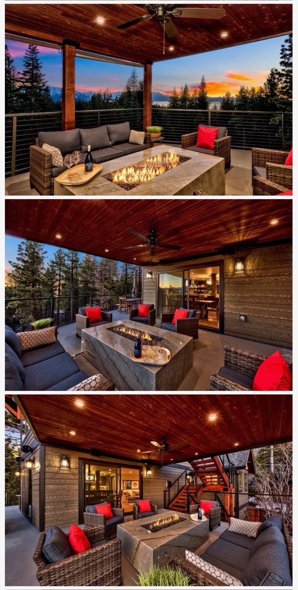 Shearer property completed deck and exterior