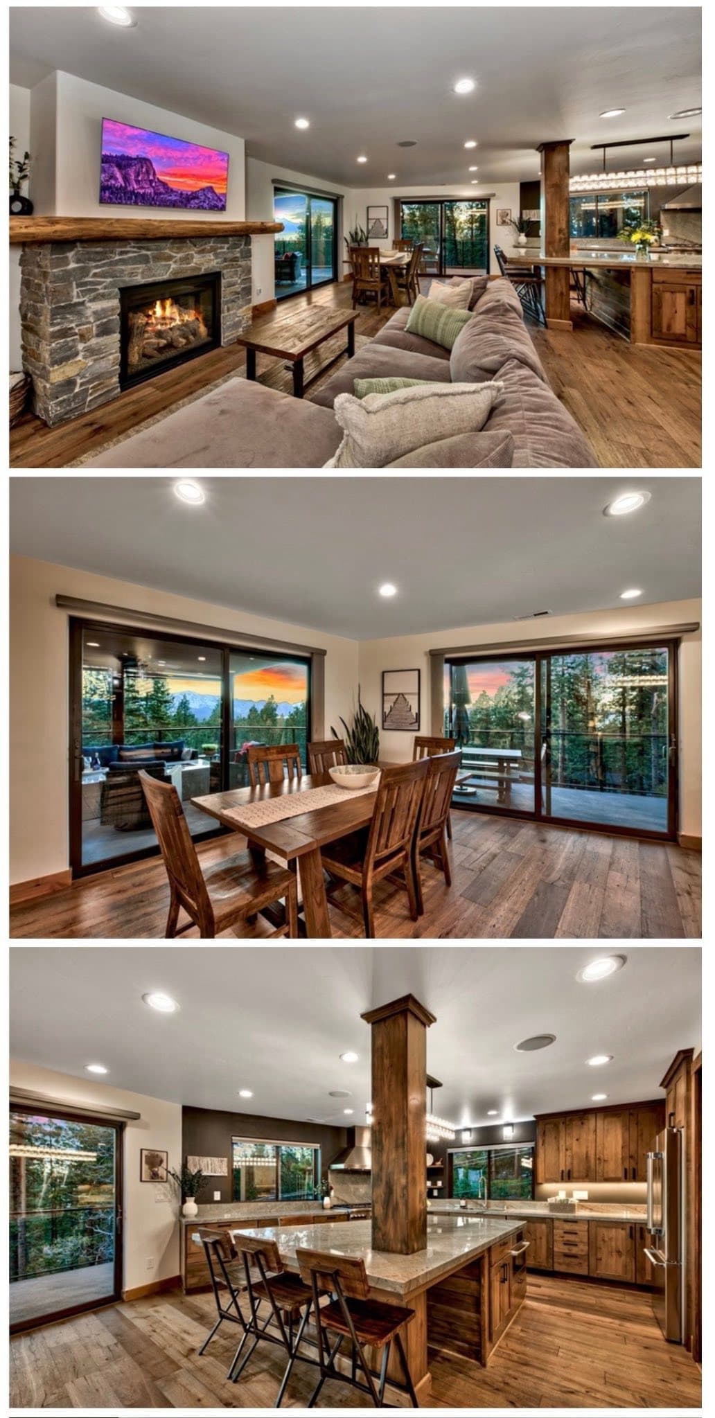 Shearer property living room after renovation